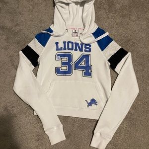 Lion’s hoodie.
